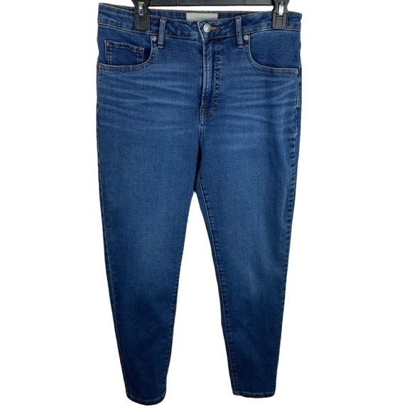 Everlane Denim - Everlane | Blue The Curvy High Rise Skinny Crop Jean
